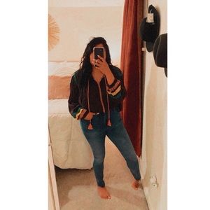 Urban Outfitters • Rainbow • Boho • Peasant Sleeve